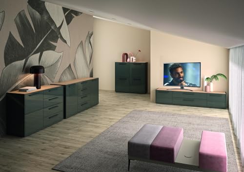 Composad Riserva set soggiorno 4 mobili grigio rovere