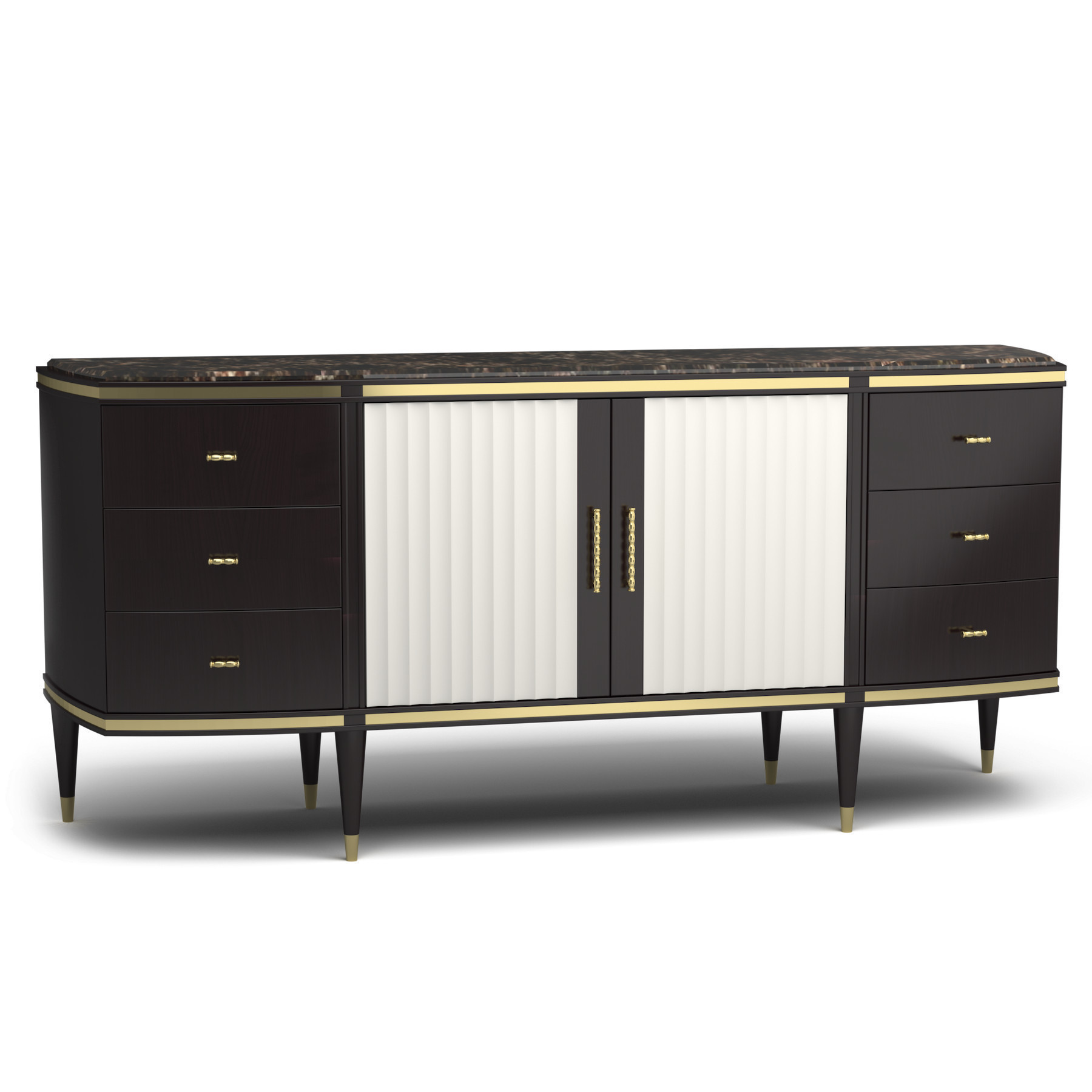 LCI Decora V0242 credenza soggiorno cassetti