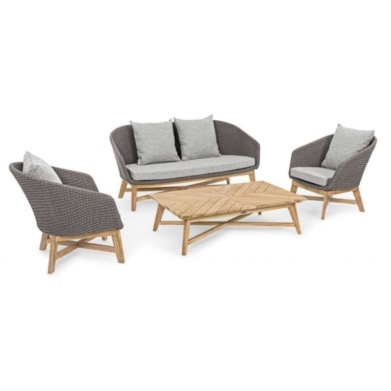 Iperbriko Coachella Tavolino Legno 120x70 cm