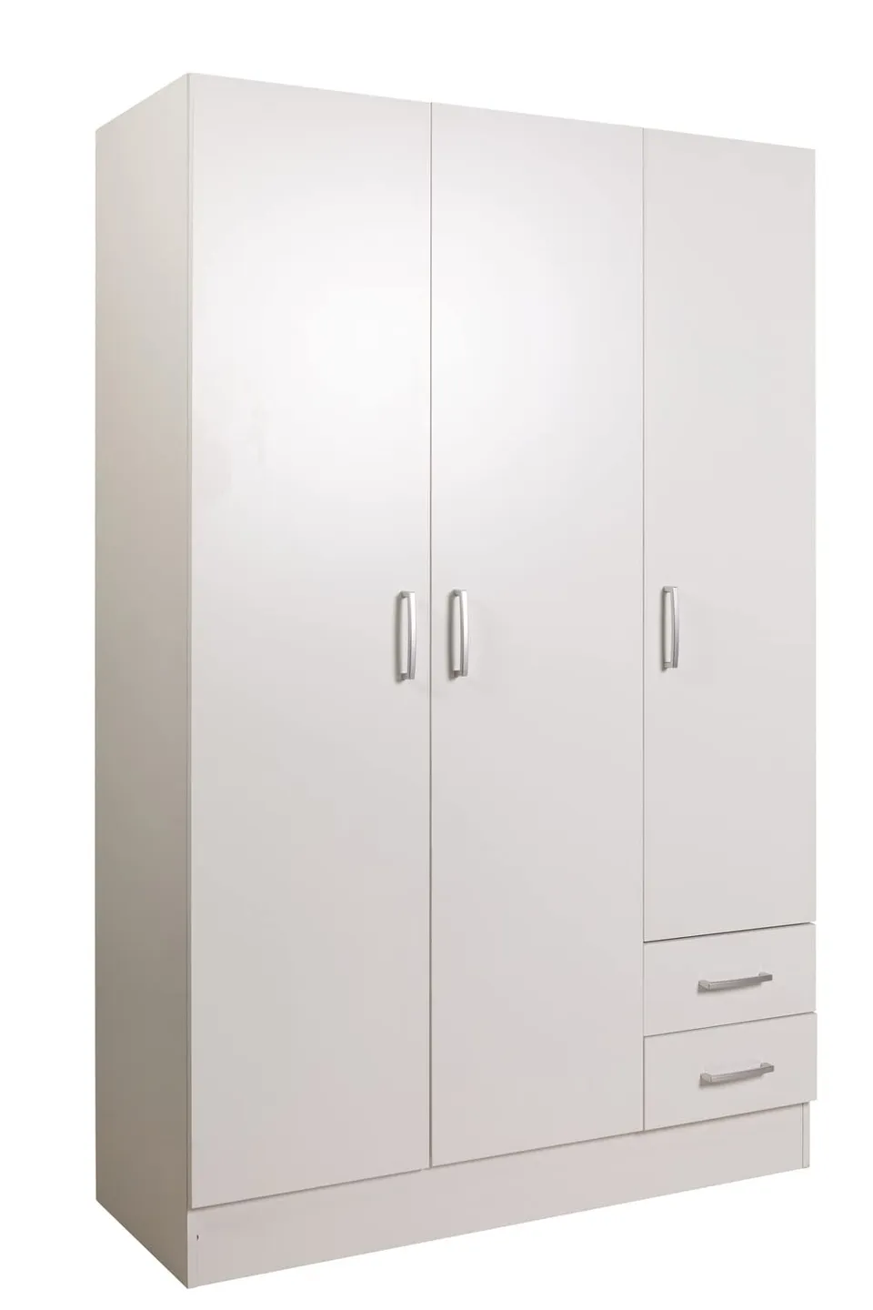 COMPOSAD Facile armadio 3 ante 2 cassetti bianco 120 cm