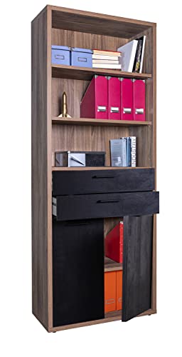 Composad Davinci Brera Libreria Alta 81 cm Noce Brera