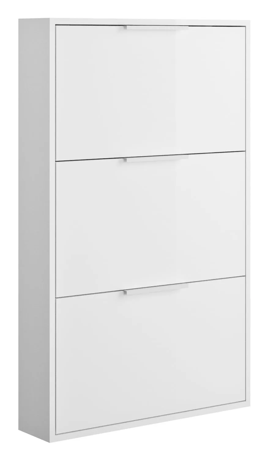 Composad Espresso Scarpiera Slim 3 Ribalte Bianca 65x105 cm