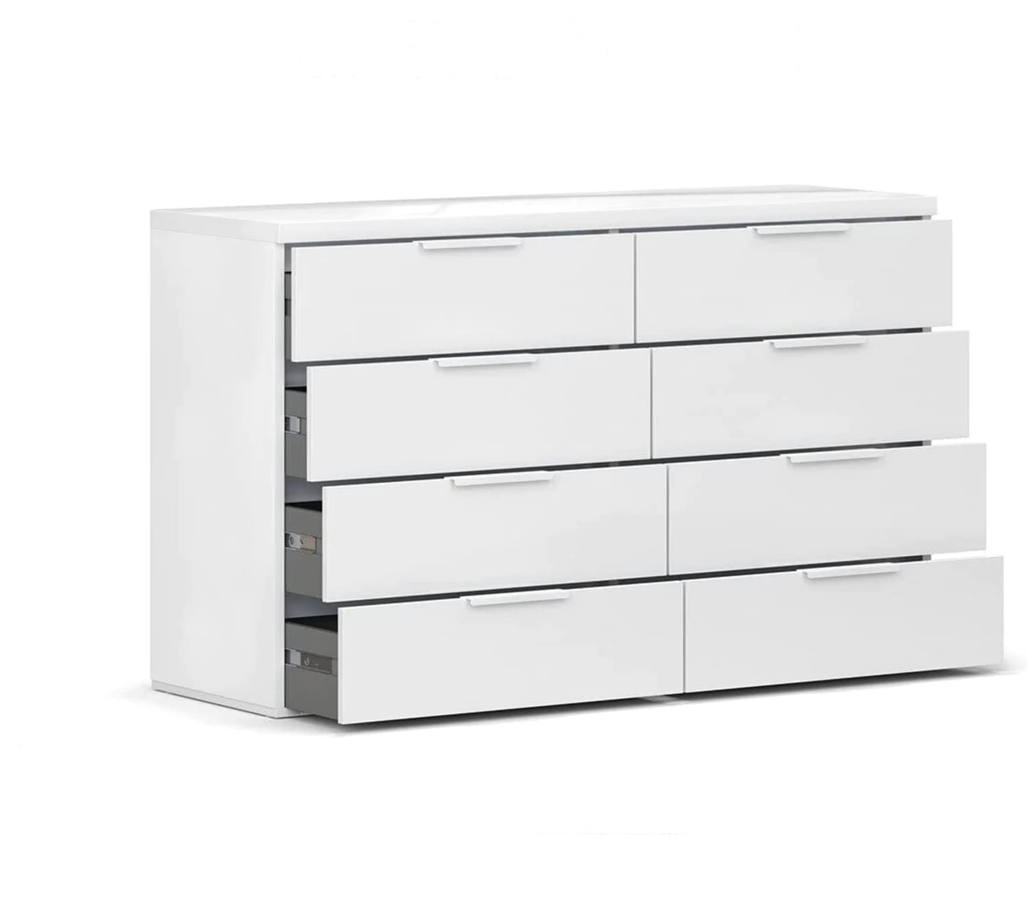 Composad cassettiera 8 cassetti bianco laccato