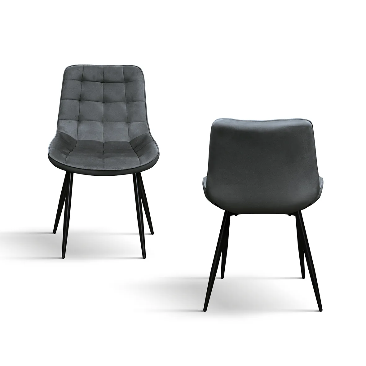 Epocantica Patrizia Set 4 Sedie Grigio Eleganti