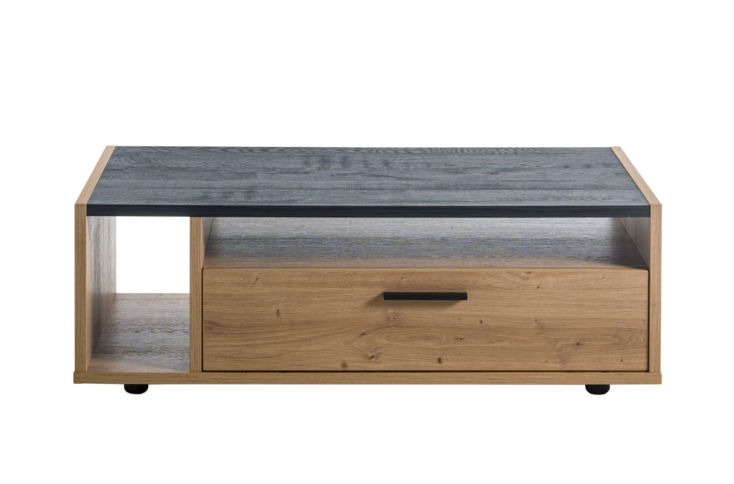 Composad Vitruvia tavolino 1 cassetto rovere nero