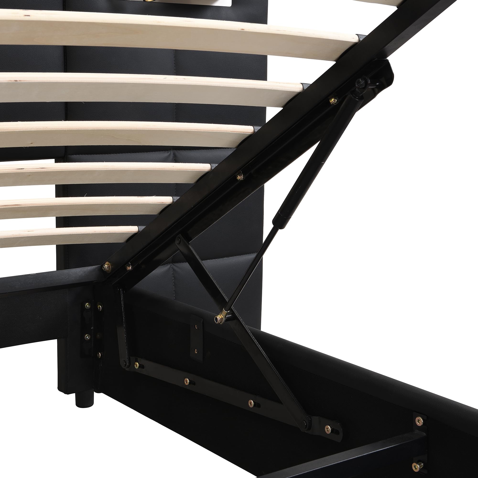 Dolamaní Letto Matrimoniale 180x200 Contenitore Nero