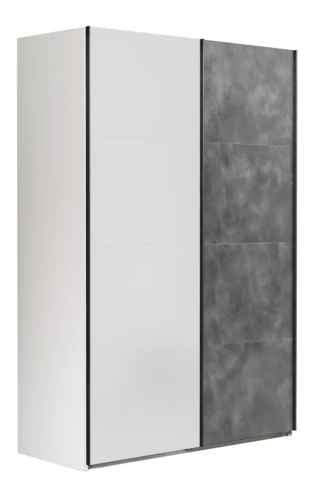 Composad Systema armadio 2 ante scorrevoli 150cm grigio bianco