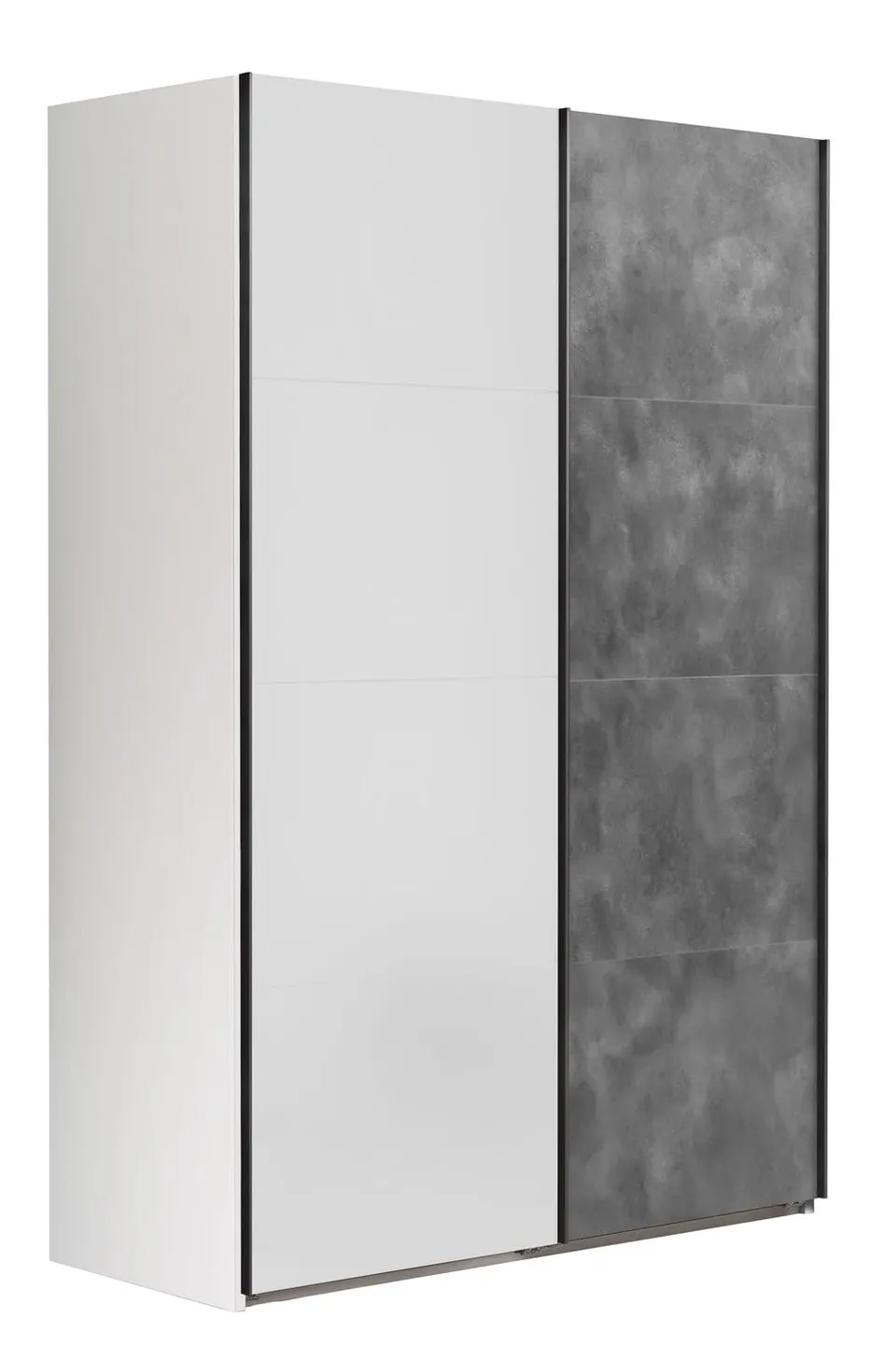 Composad Systema armadio 2 ante scorrevoli 150cm grigio bianco
