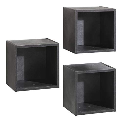 Composad Vittoria Set 3 Cubi Mensole 35x35 Grigio