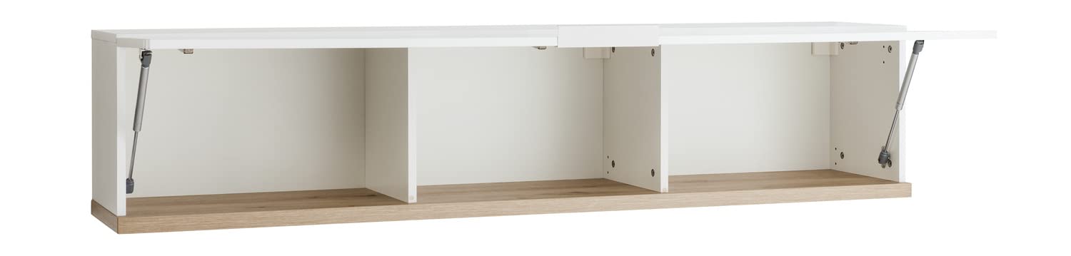 Composad Mundi 1 ribalta pensile rovere bianco 160 cm