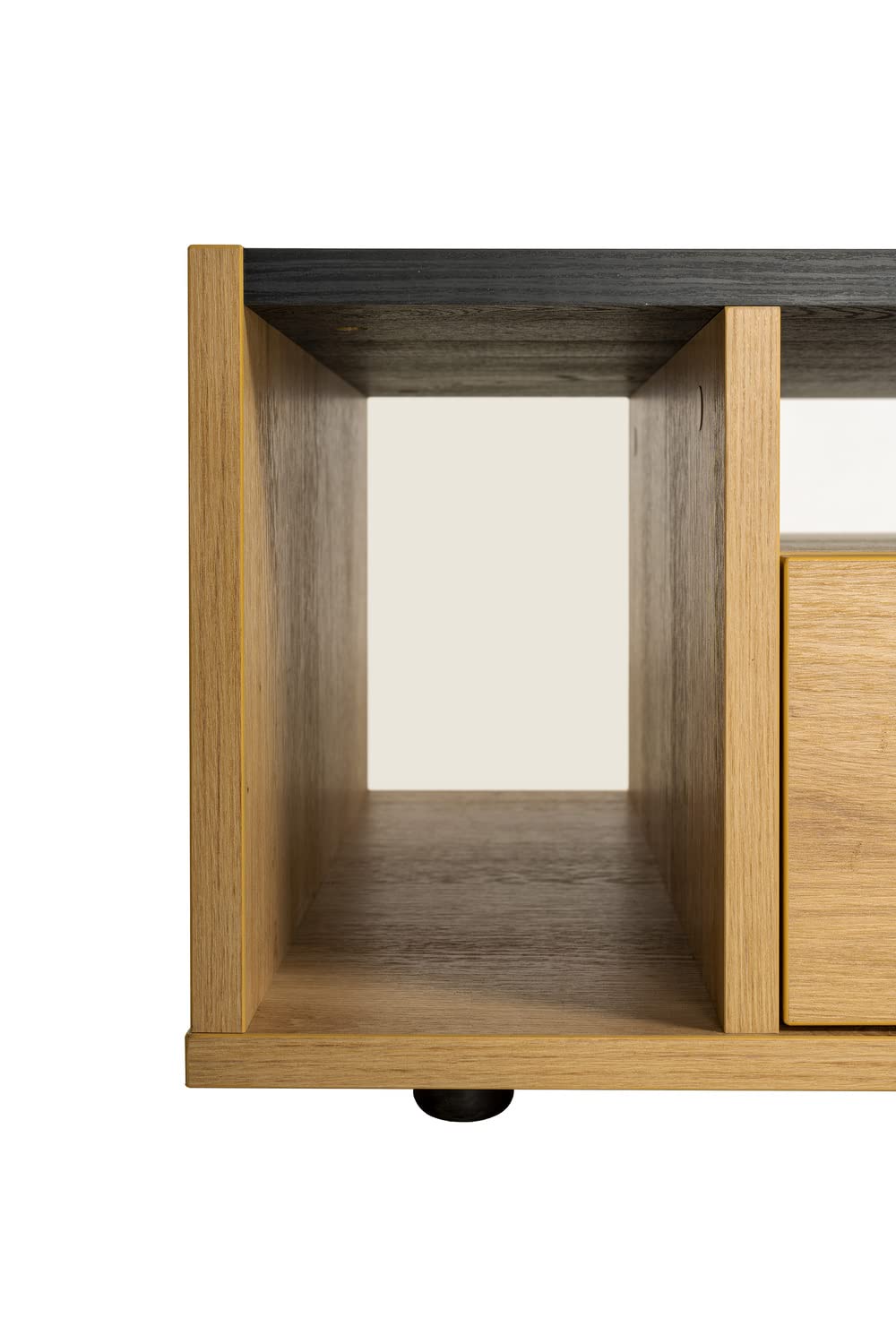 Composad Vitruvia tavolino 1 cassetto rovere nero