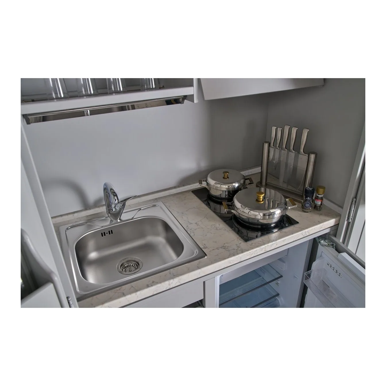 EPOCANTICA Arte Povera Armadio Cucina 2 Porte Legno 135 cm