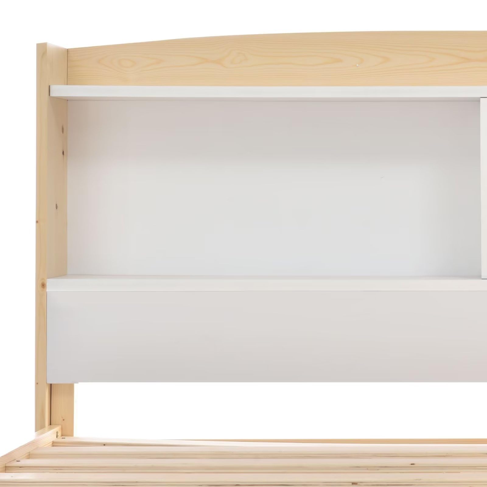 Dolamaní letto singolo 90x200 pino con testiera libreria
