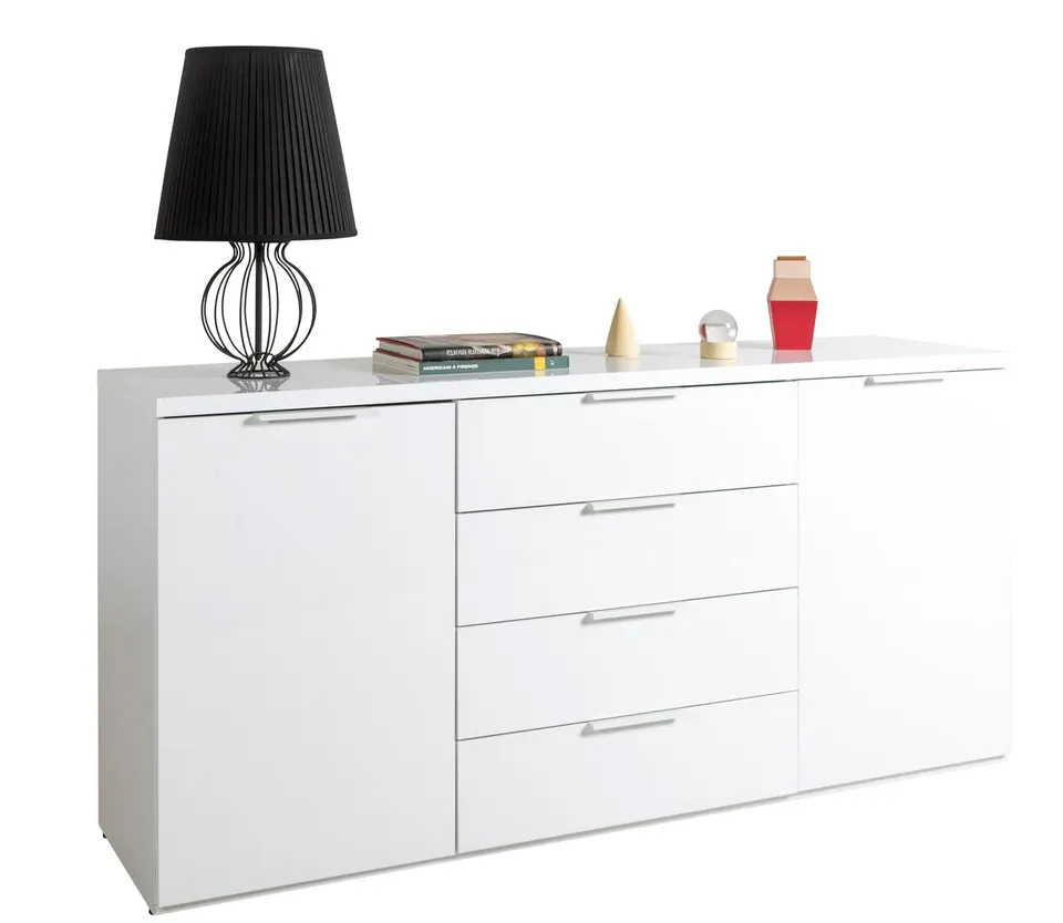 Composad Mundi madia 2 ante 4 cassetti bianco 170,9 cm