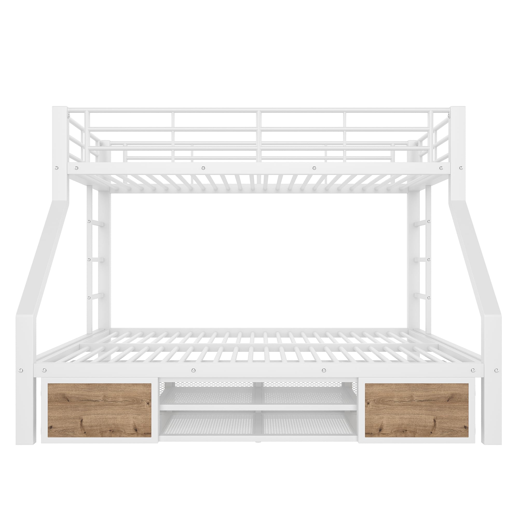 Dolamaní letto a castello bianco 90x200 140x200 metallo