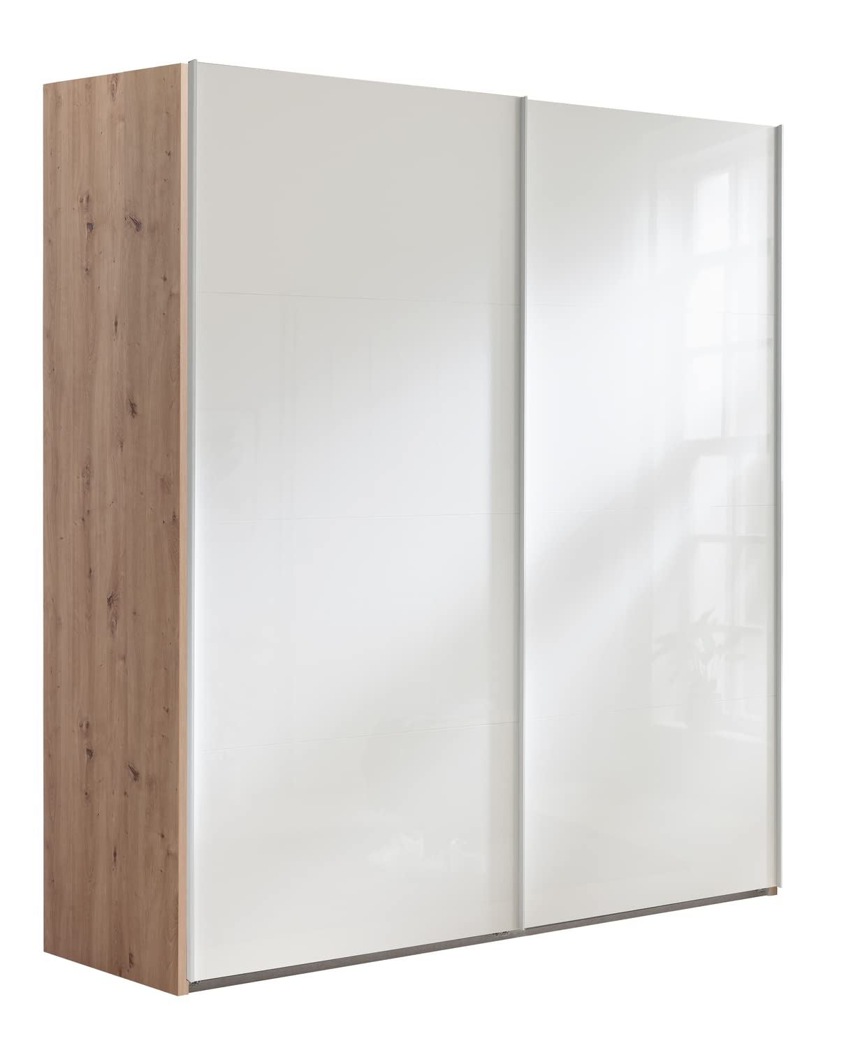 Composad Systema 200x223x67 armadio 2 ante scorrevoli rovere bianco