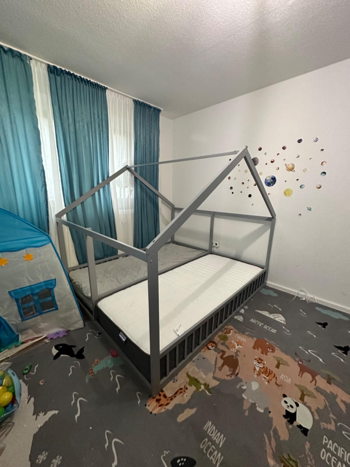 Dolamaní Letto Soppalco Bambini 90x200 Bianco Metallo