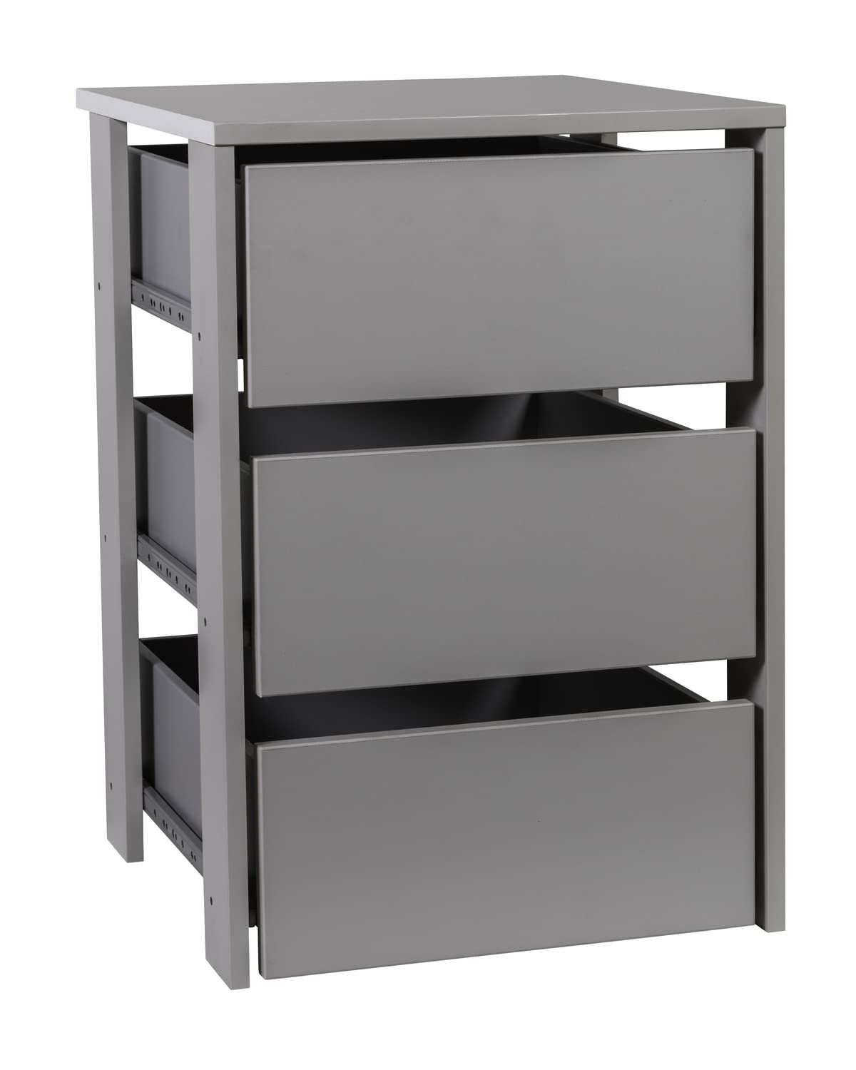 Composad Cassettiera Interna Armadio Grigia 46,4 cm 3 Cassetti