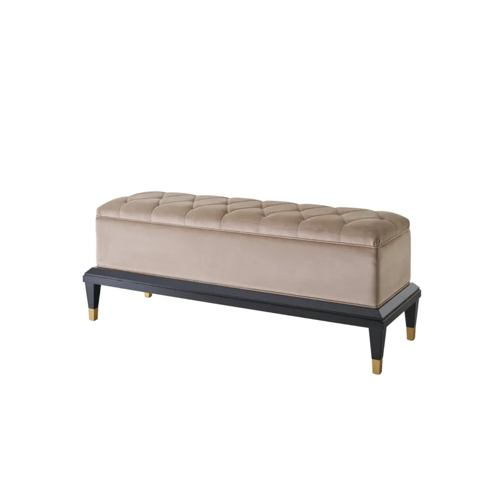 LCI Decora MN13C panca pouf in tessuto