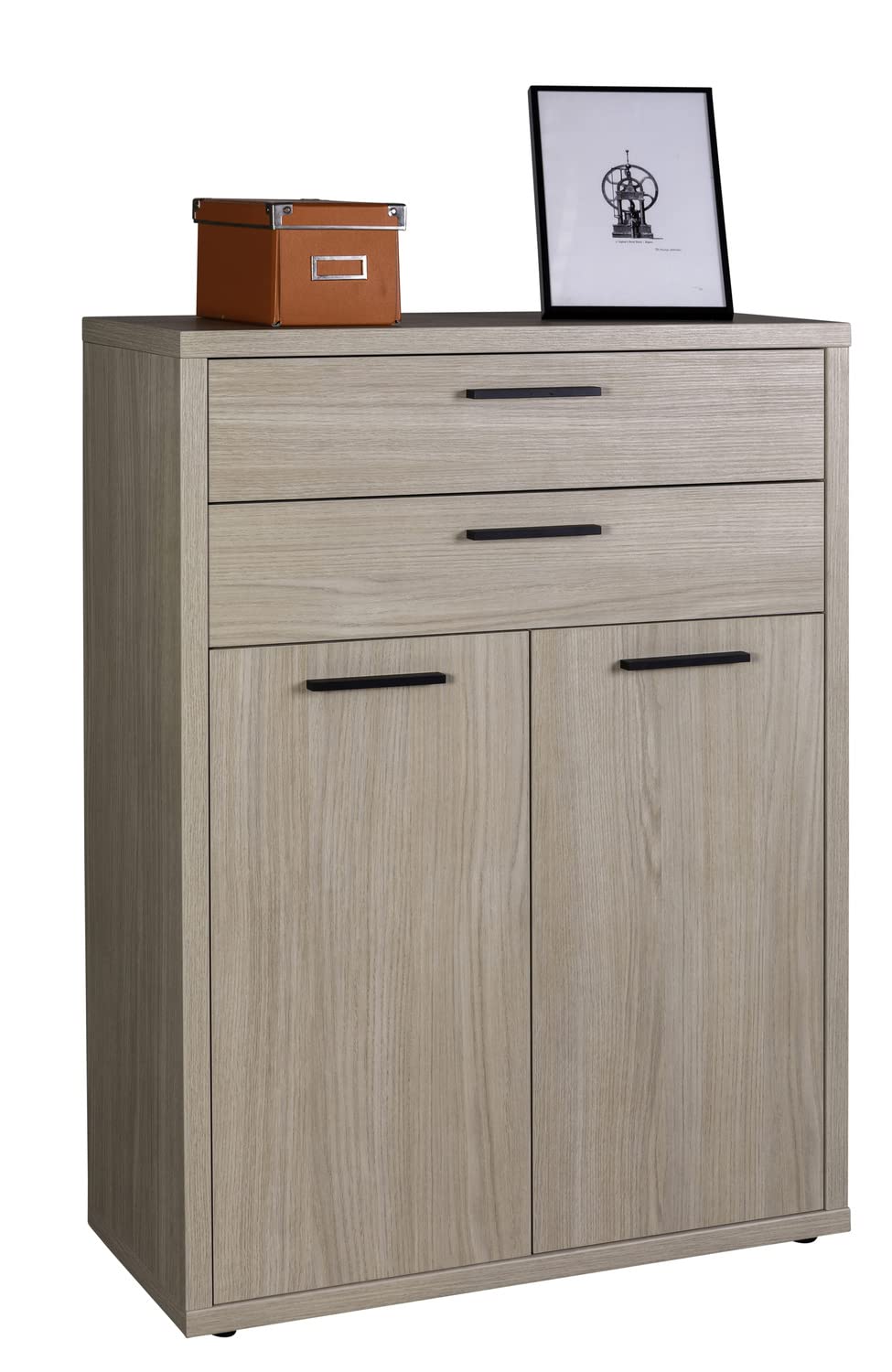 Composad Davinci mobile 2 ante 2 cassetti 81 rovere