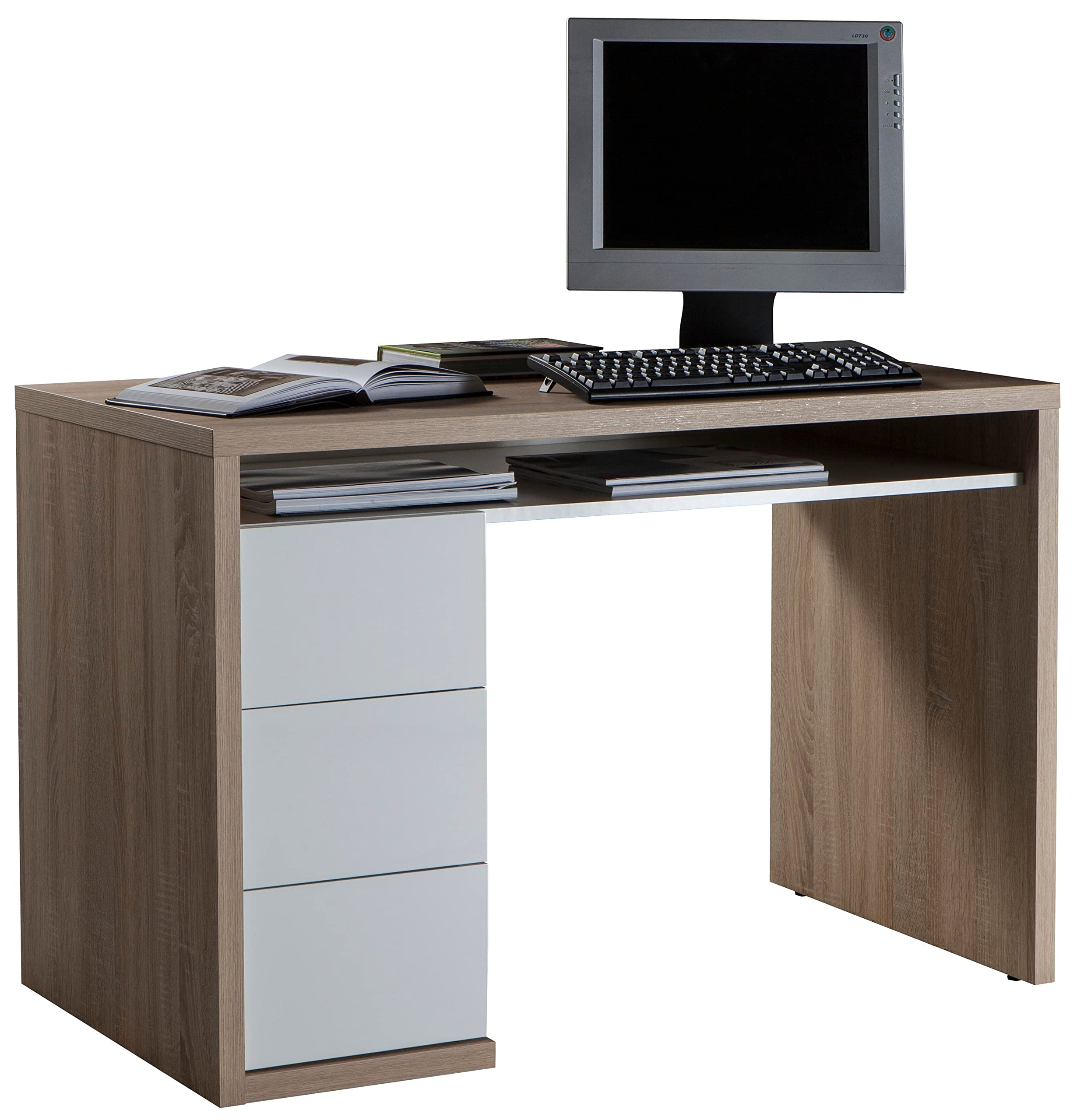 Composad Moneta Flow set ufficio 3 pezzi rovere sonoma sedia blu