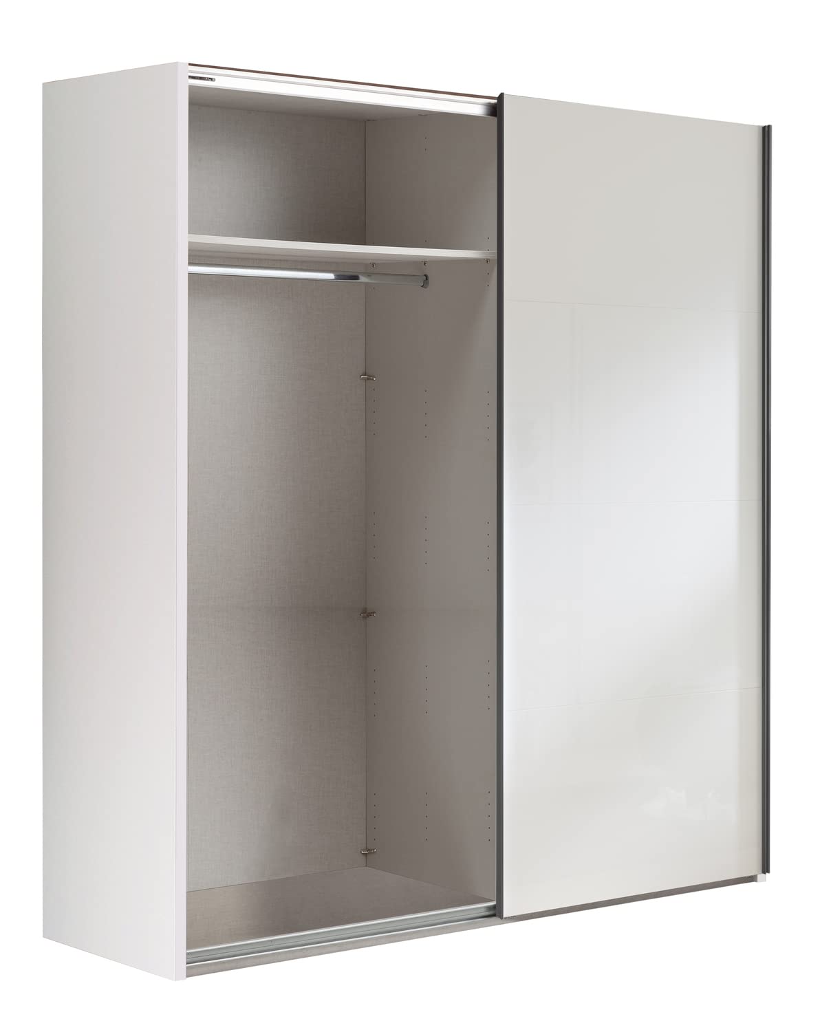 Composad Systema armadio 2 ante scorrevoli 200 cm bianco grigio