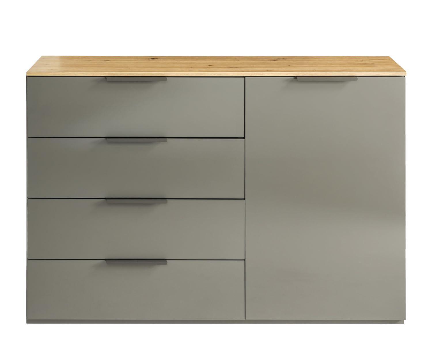 Composad Galaverna Madia 1 Anta 4 Cassetti Grigio Titanio 120 cm