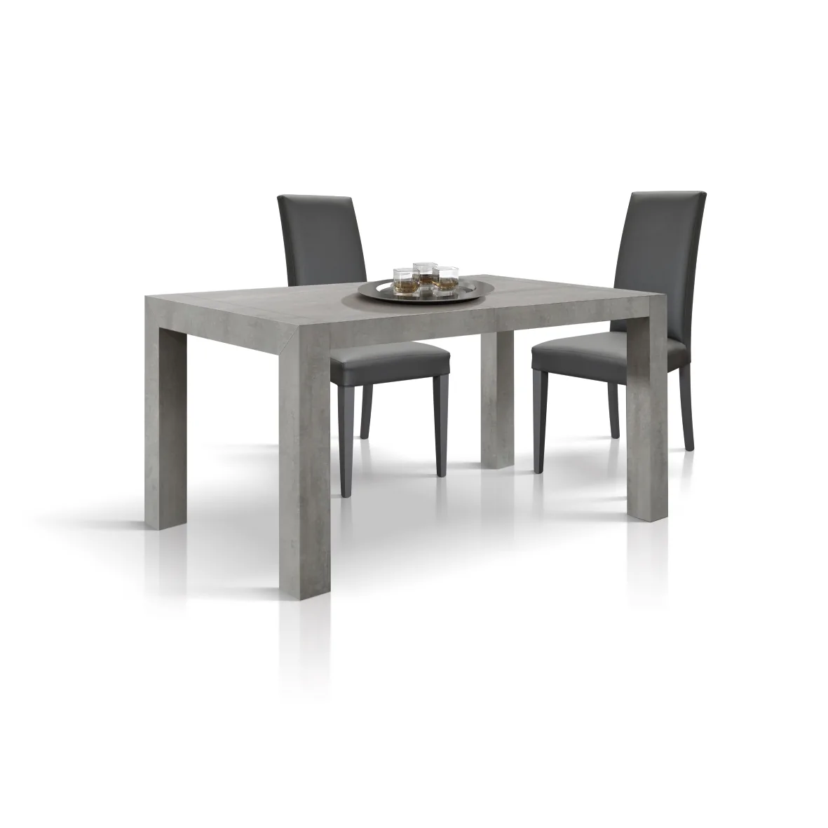 Epocantica Tavolo Allungabile Effetto Cemento 140-220 cm