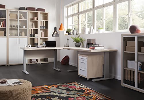 Composad Stampa Libreria Colonna 5 Ripiani Rovere 44 cm