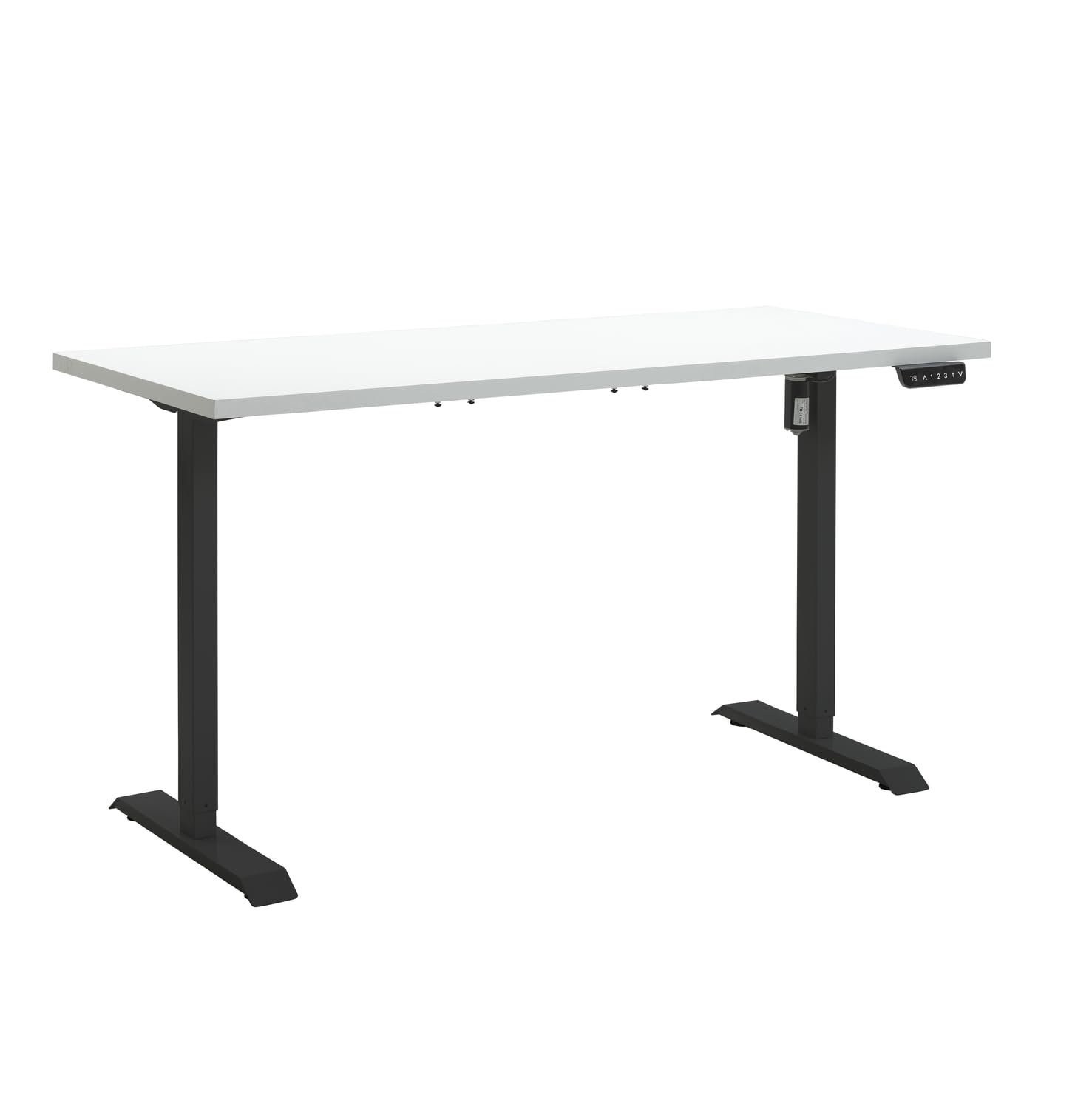 Composad Energia scrivania altezza regolabile 150x69 bianco laccato nero