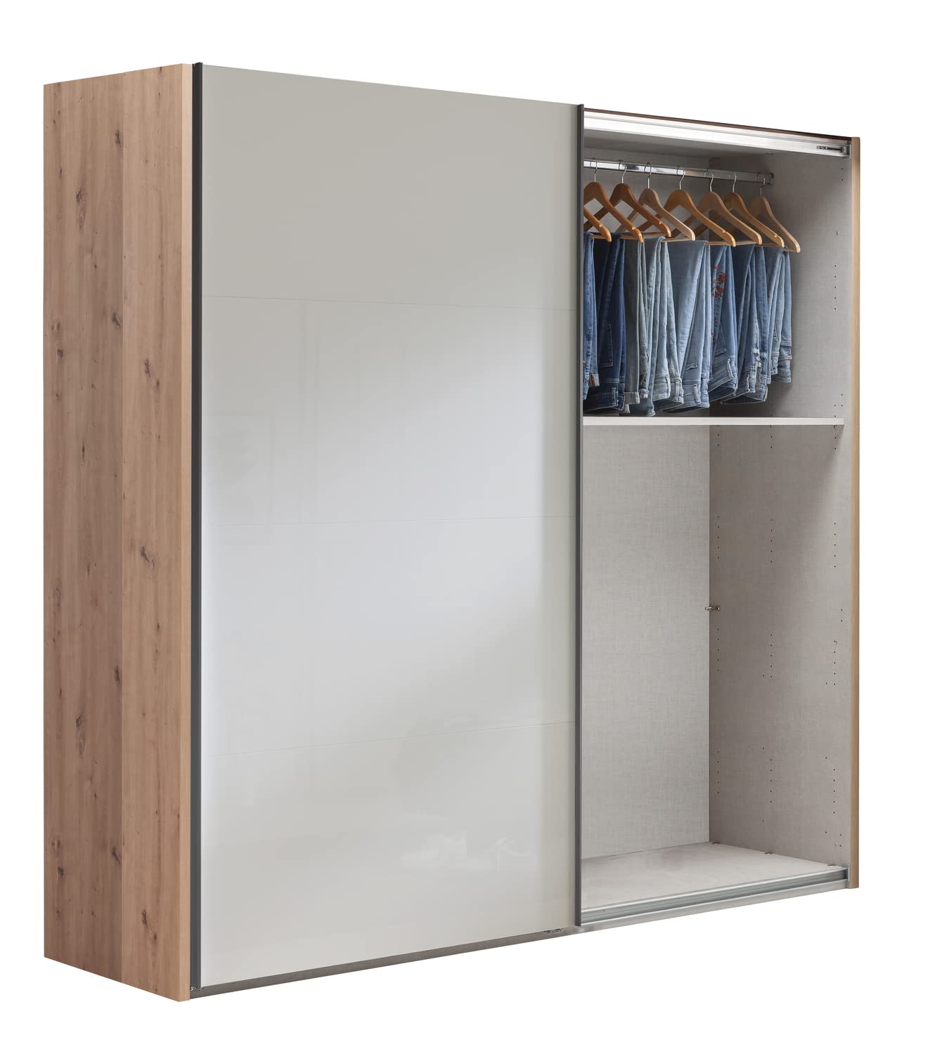 Composad Vitruvia 250x223x67 armadio 2 ante scorrevoli rovere grigio