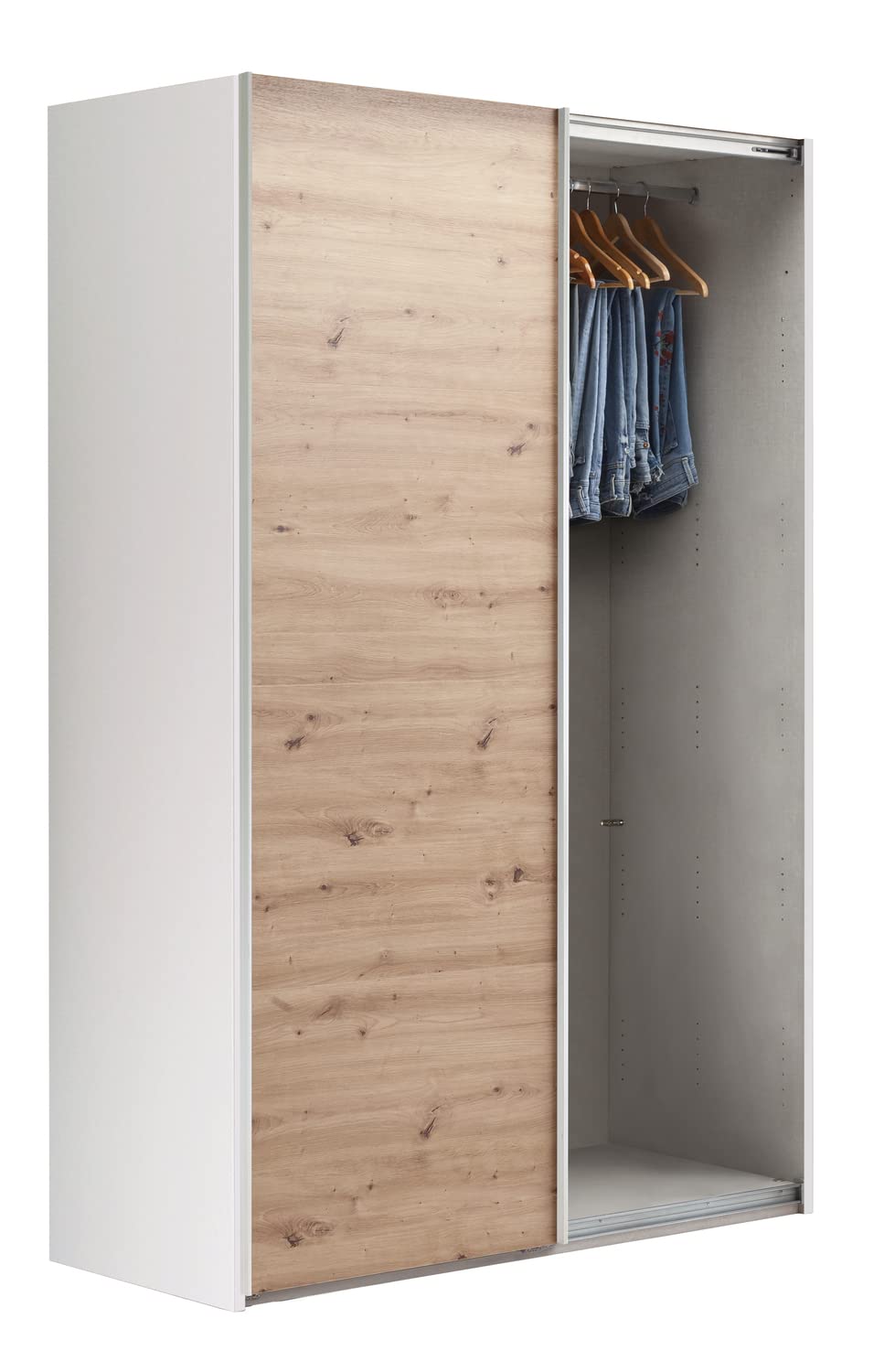 Composad Systema Armadio 2 Ante Scorrevoli 150 Bianco Rovere