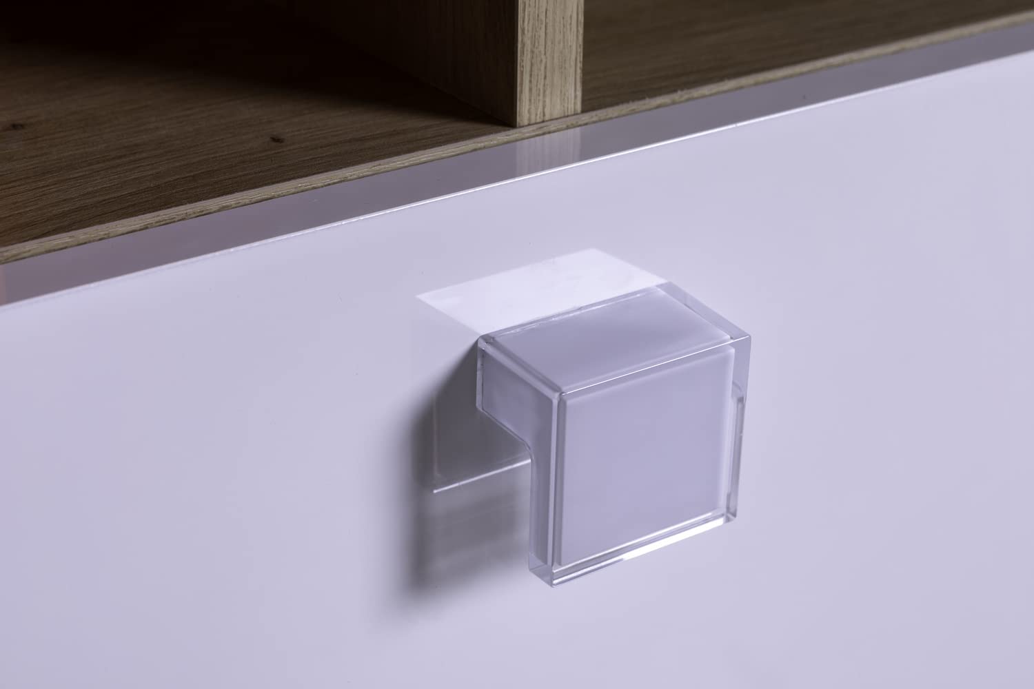 Composad Globo Libreria 131 cm Rovere Miele e Bianco