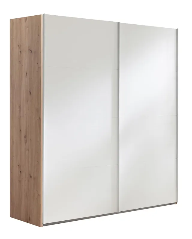 Composad Systema armadio 2 ante scorrevoli 200 cm rovere miele e bianco