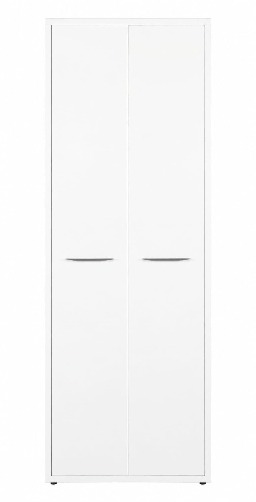 Composad Disegno Mobile Armadio 2 Ante Bianco Laccato 81 cm
