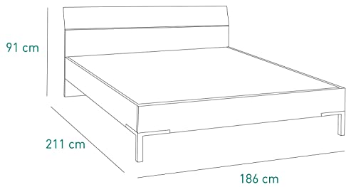 COMPOSAD Privilegio Letto king size bianco laccato