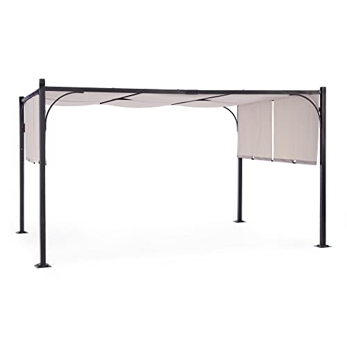 Iperbriko Slide Gazebo 3x4 antracite grigio