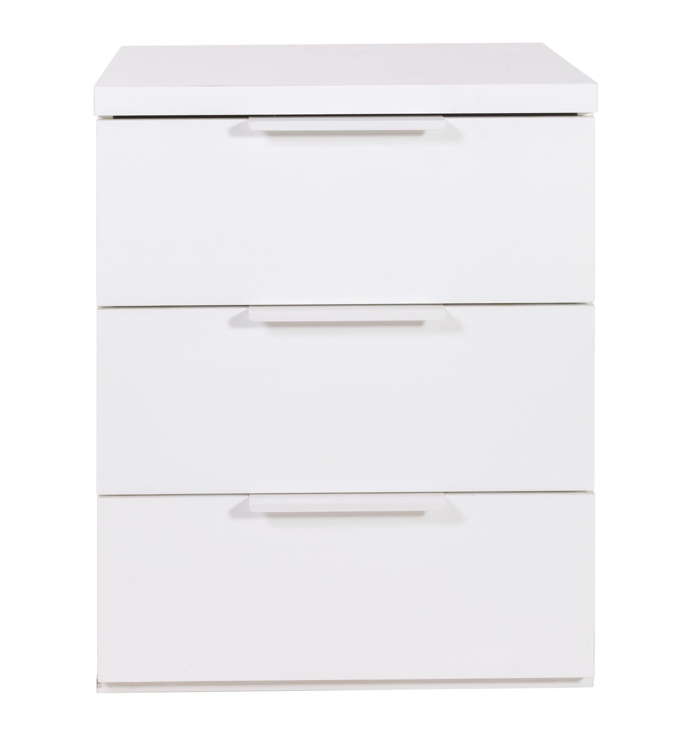 Composad Mundi 3 Cassetti Comodino Bianco 49x63,4x40,4 cm