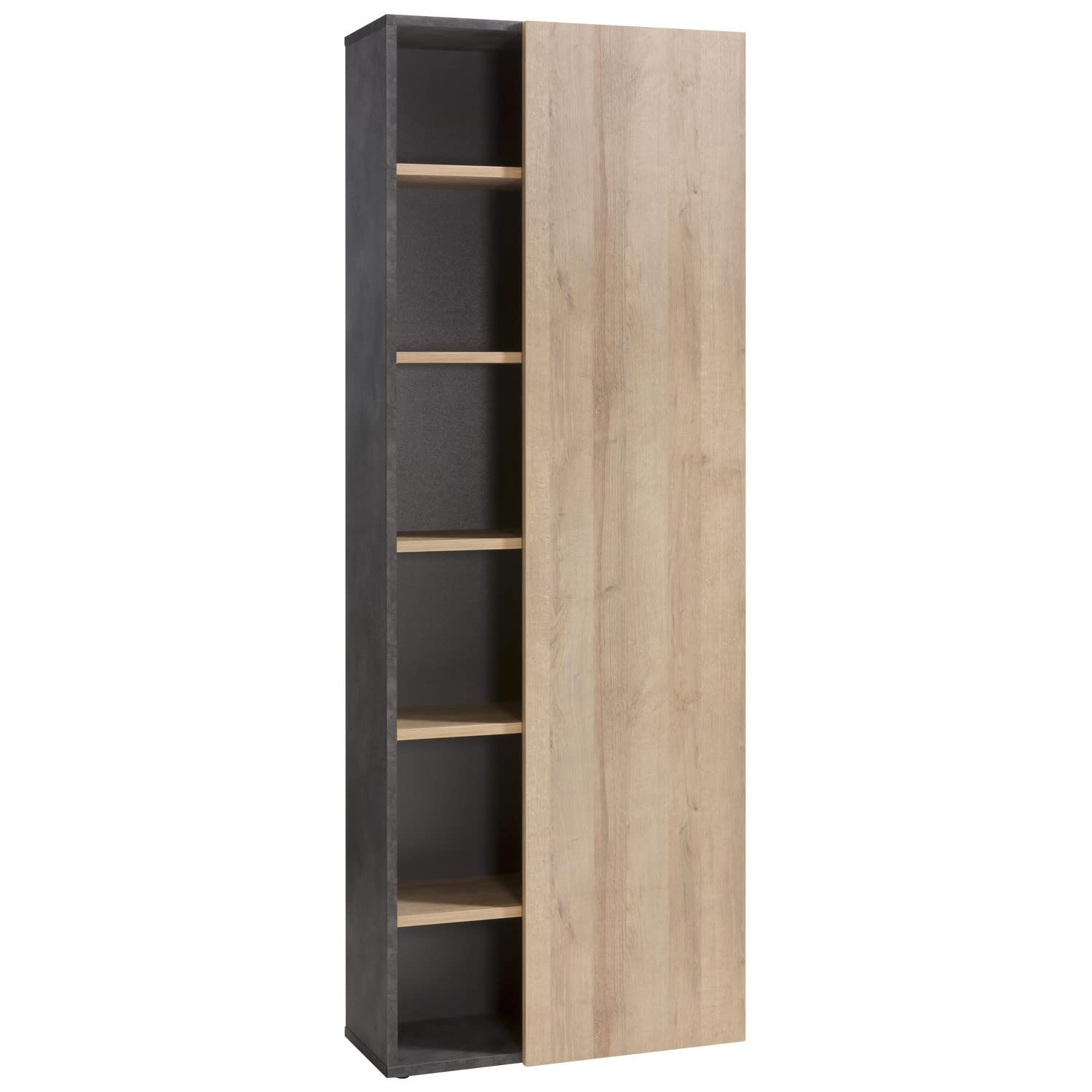 Composad Core Ufficio Completo 4 Mobili Rovere Grigio
