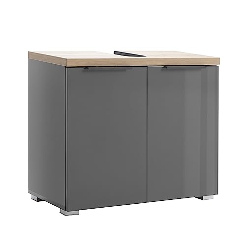 Composad Mundi Sottolavabo 2 Ante 70 cm Grigio Titanio