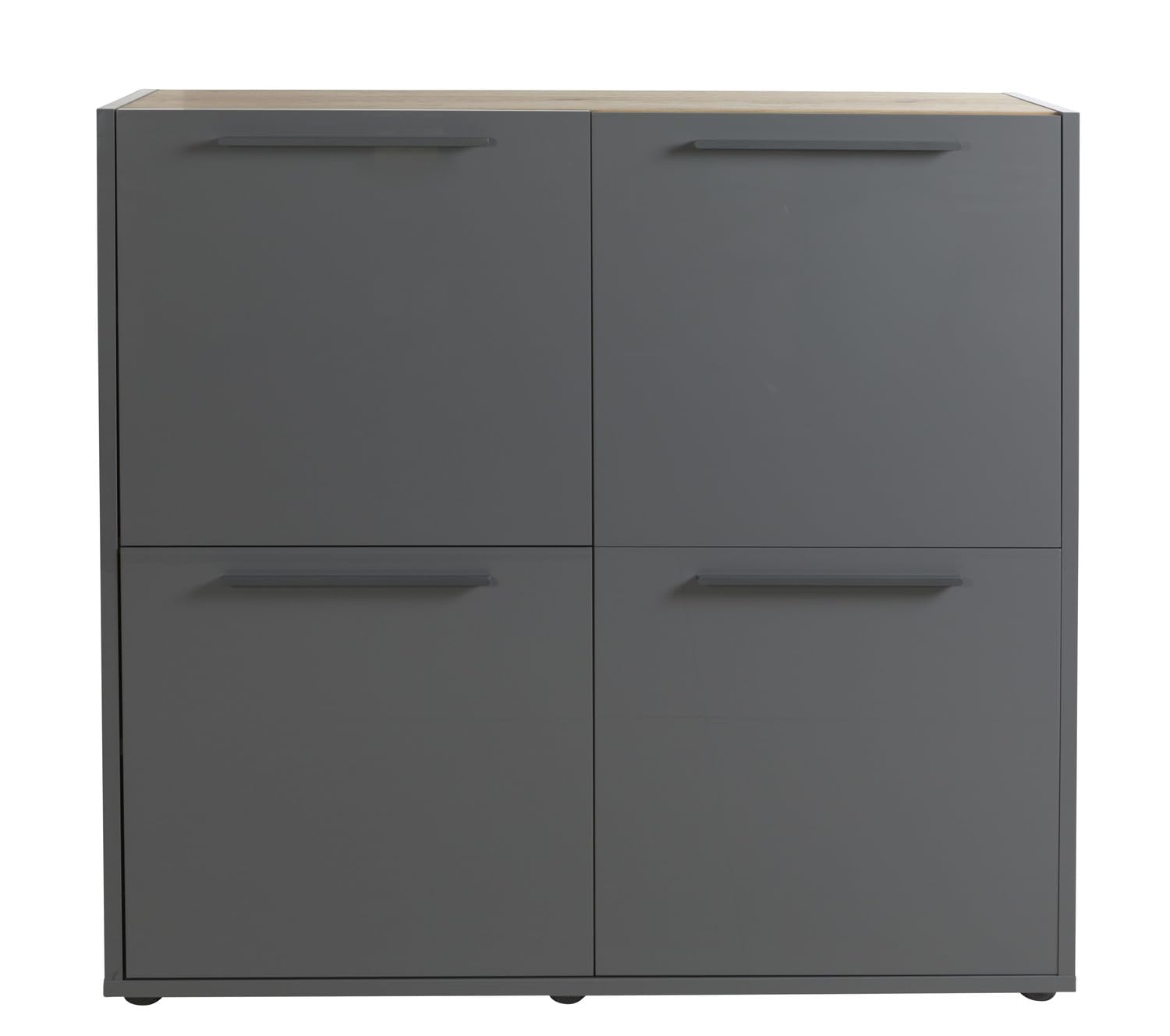 Composad Riserva mobile 4 ante rovere mielato titanio 121 cm