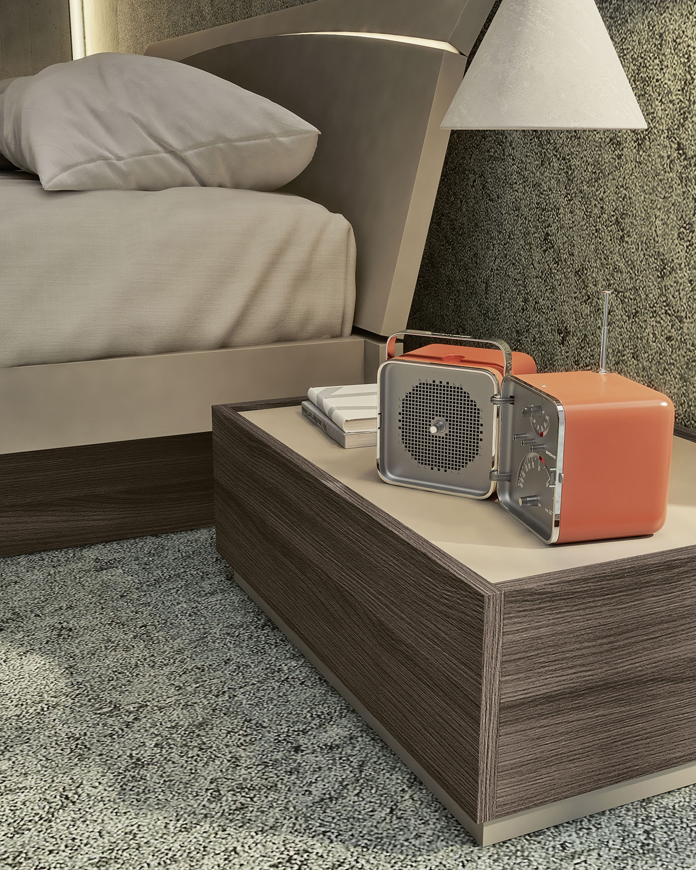 S75 I Prodigi camera da letto coordinata moderna