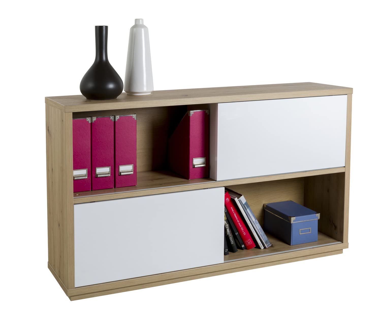Composad Collegio Ufficio Completo 3 Mobili Rovere Mielato