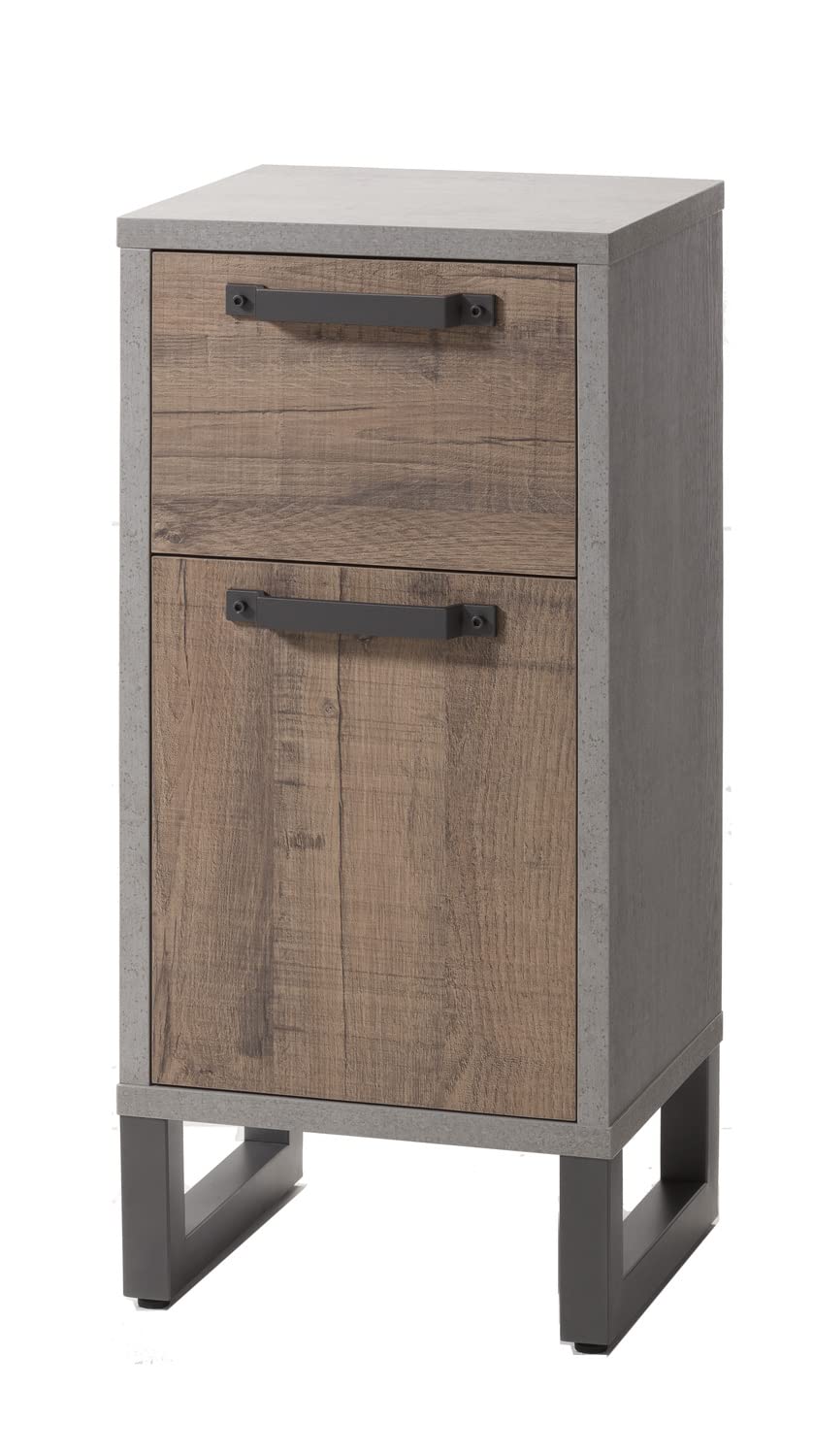 Composad LaFabrica mobile bagno rovere cemento 40x87 cm