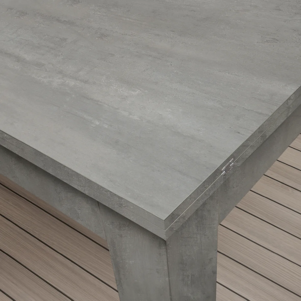 Epocantica Tavolo Allungabile Isabel 90x180 Grigio Cemento