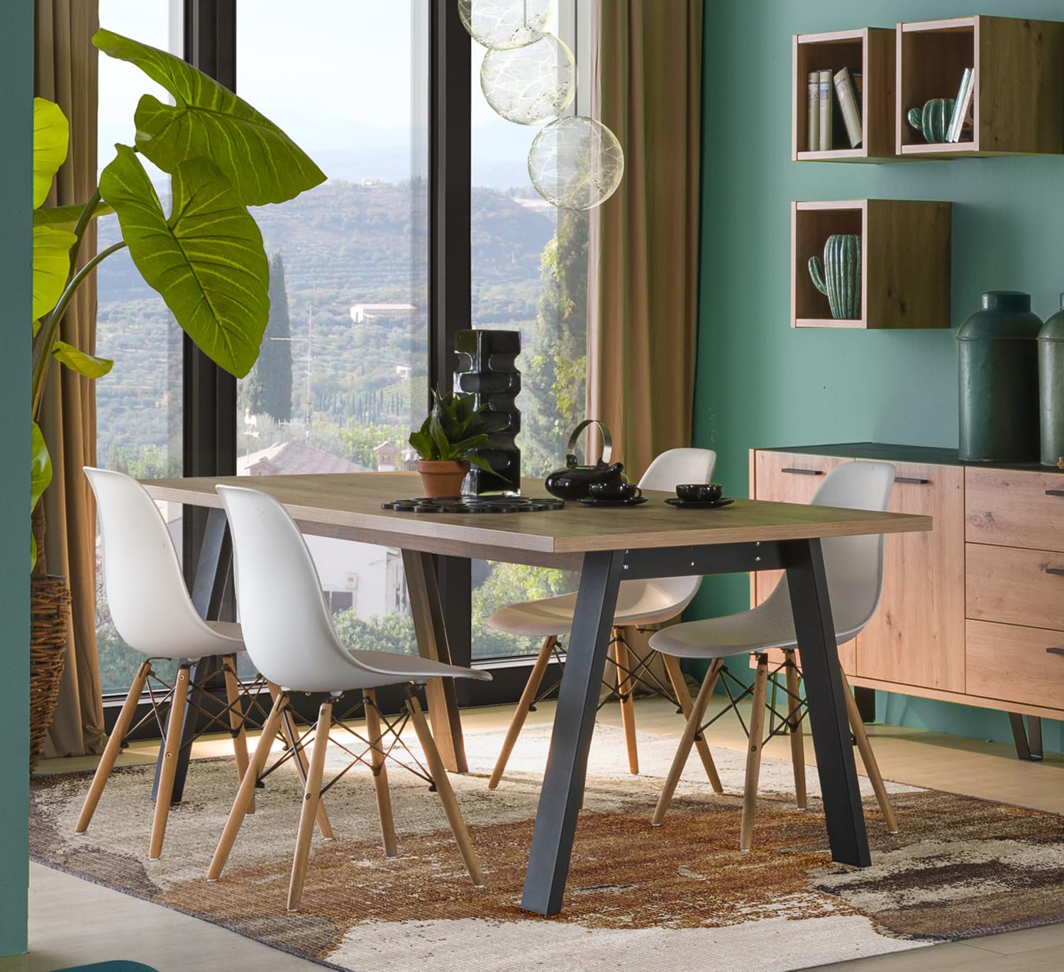 Composad Vitruvia tavolo da pranzo 8 posti rovere mielato 200 cm