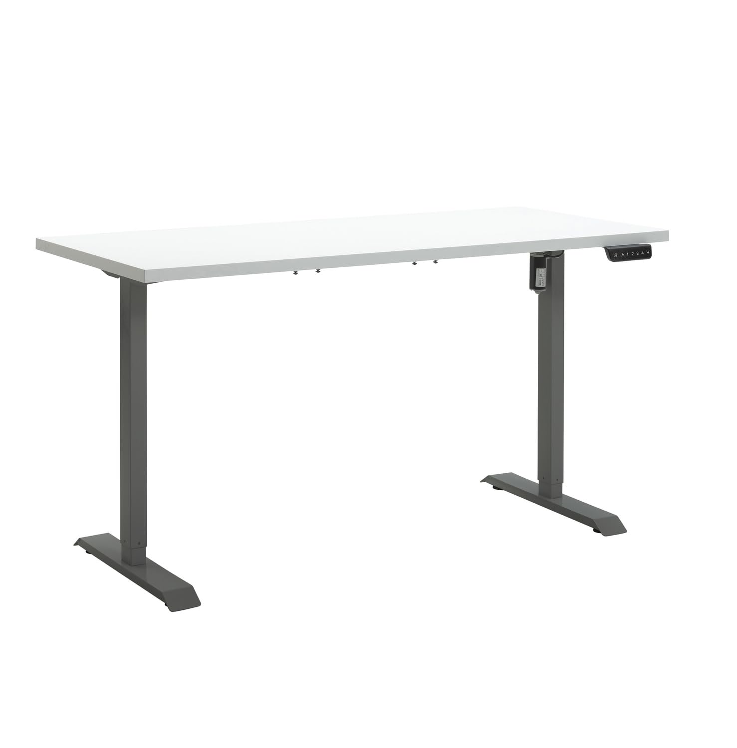 Composad Energia scrivania elettrica 150x69 bianco grigio altezza regolabile