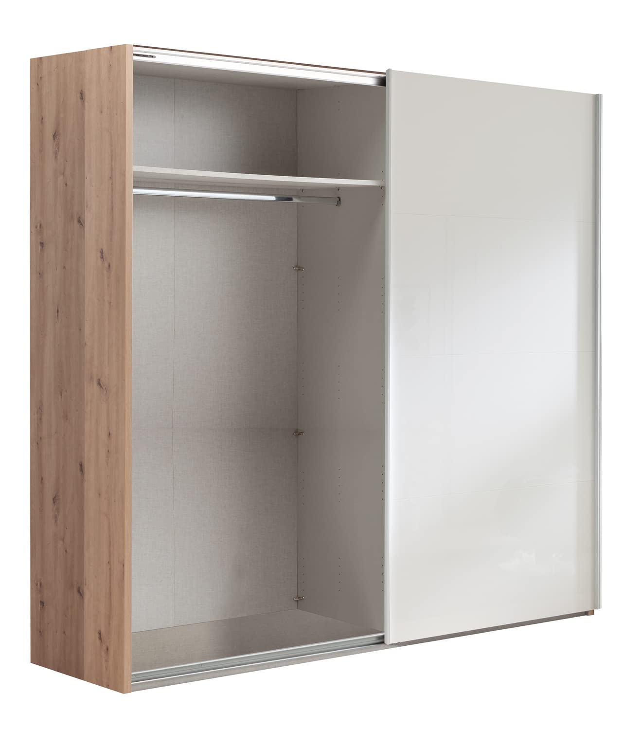 Composad Systema 250x223x67 armadio 2 ante scorrevoli rovere bianco