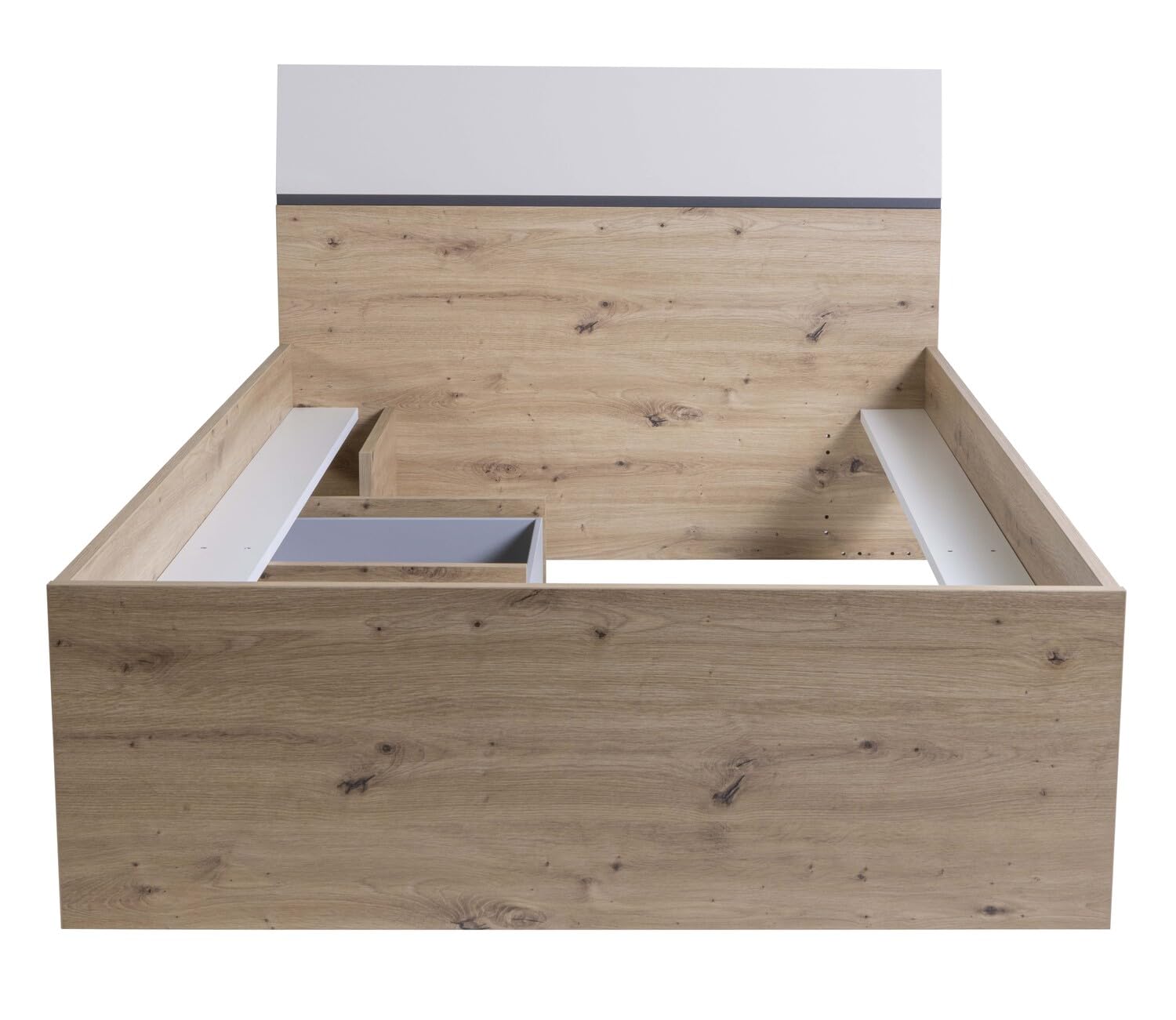 Composad MiPiace Letto Contenitore 120x200 con Cassetti Rovere