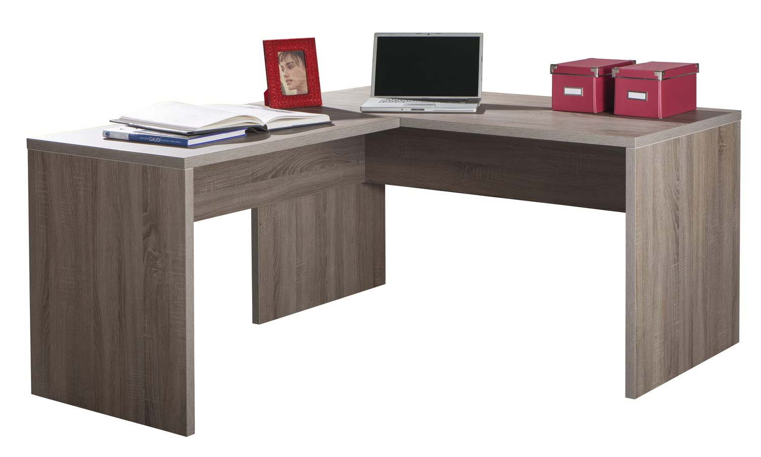 Composad Disegno K04 scrivania angolare rovere sonoma 138 cm